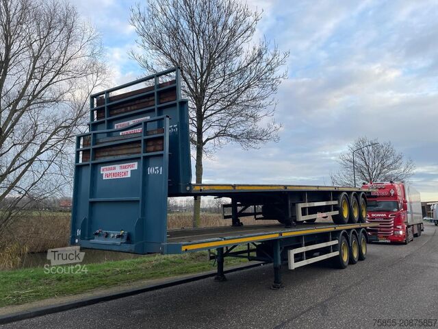 Platform römorku Haan 45 T Heavy Duty / Rungen-Potholes /BPW / 2x Lif...