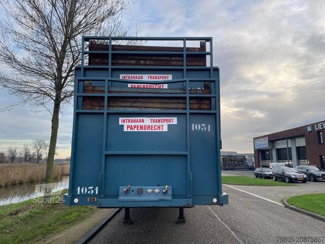 Platform römorku Haan 45 T Heavy Duty / Rungen-Potholes /BPW / 2x Lif...