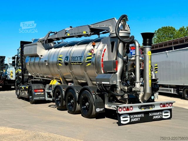 Semi-reboque tanque  SCHWARTE JANSKY Hochleistungs-Zubringer, MIETEN?