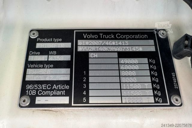 Camión volquete VOLVO FH-500 10x4 19m3