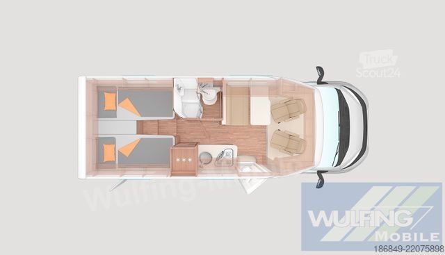 Autorulotă semi-integrată WEINSBERG CaraCompact 600 MEG Pepper Fiat 2x Klima 2026