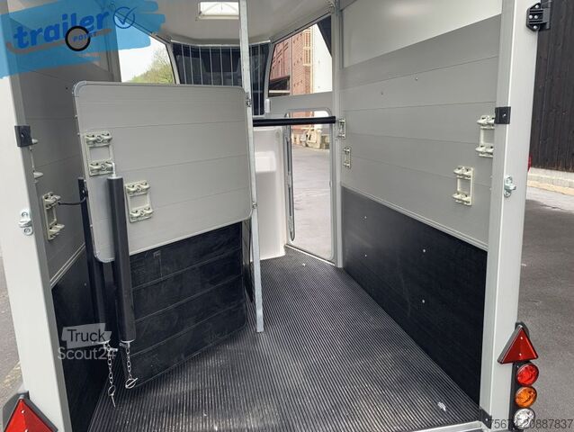 Ló-szállító utánfutó Ifor Williams Pferdeanhänger HBX506 Sattelkammer 2,6t.