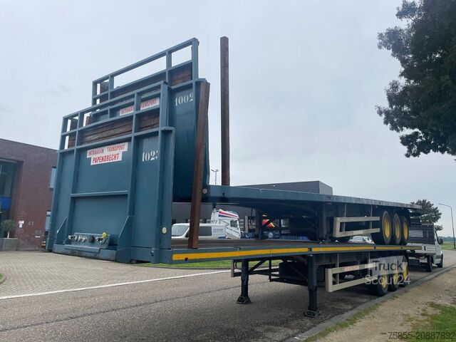 Remorca platformei Haan OPL45 Heavy Duty / Rungen-Potholes /BPW / 2x Li...