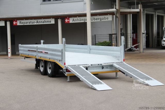 Zema kravnes piekabe WOERMANN Bau HL 119.62/247