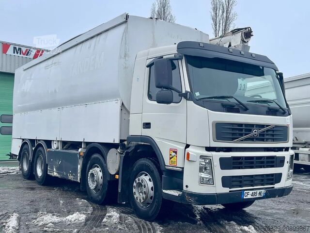 Silo Volvo FM 12.380 695038 KM, AUGER + AIR, 8 COMPARTMENTS