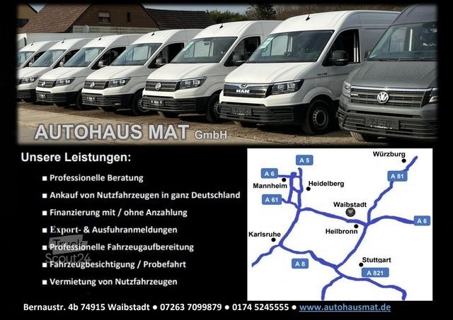 Furgão de teto alto VOLKSWAGEN T6 2,0 TSI EXTRA HOCHDACH LANG KLIMA 1.HAND