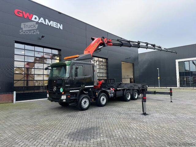 Autogru Mercedes-Benz Actros 4144 8x4 Palfinger PK 85002 9x hydr winc...