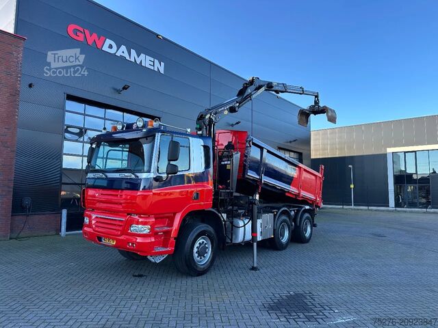 Samovoz z žerjavom Ginaf X 3335 S 6x6 2 zijdigge Kipper /Z-kraan Euro 5