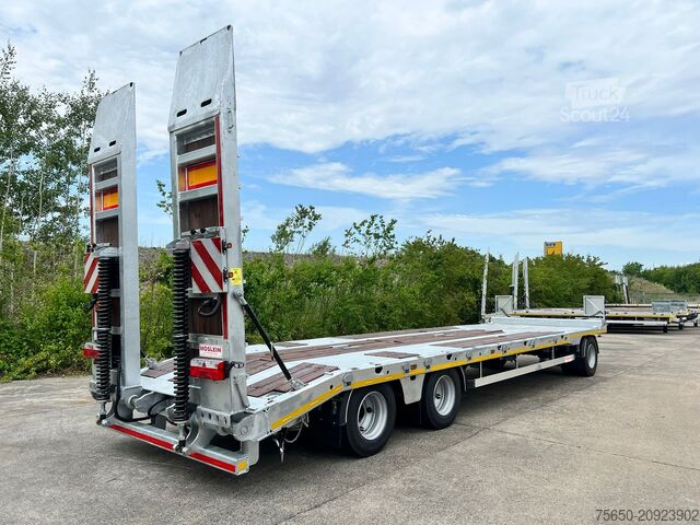 Remolque de plataforma baja Möslein T 3-8,20 P VB H1  3 Achs Tieflader mit gerader Ladefläche 8,20 m, Neufahrzeug