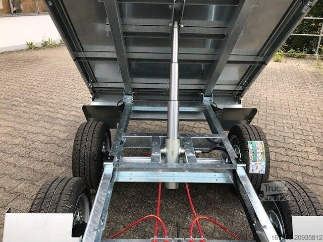 Трьохсторонній самоскидний причіп HUMBAUR HUK 272715 - 2.700kg elektrisch kippbar!