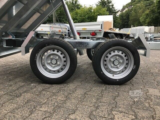 Трьохсторонній самоскидний причіп HUMBAUR HUK 272715 - 2.700kg elektrisch kippbar!