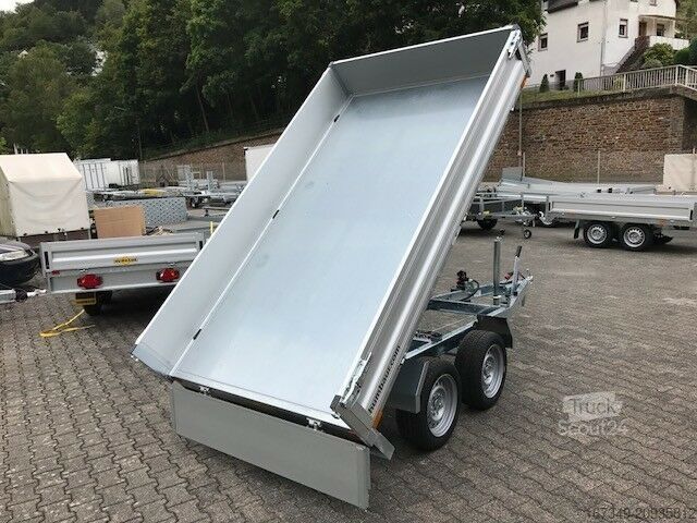 Трьохсторонній самоскидний причіп HUMBAUR HUK 272715 - 2.700kg elektrisch kippbar!