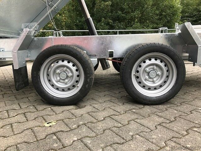 Трьохсторонній самоскидний причіп HUMBAUR HTK 3500.37 - 363x185x35cm - elektrisch kippbar