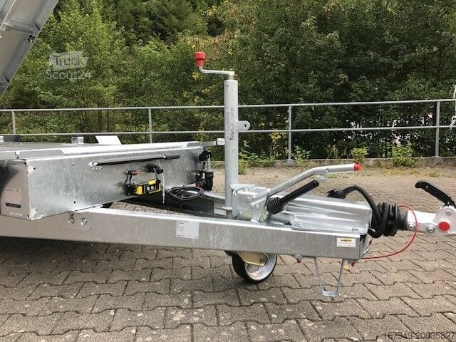 Трьохсторонній самоскидний причіп HUMBAUR HTK 3500.37 - 363x185x35cm - elektrisch kippbar