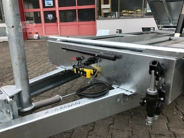 Трьохсторонній самоскидний причіп HUMBAUR HTK 3500.37 - 363x185x35cm - elektrisch kippbar