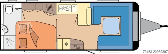 Husvagn HOBBY Prestige 660 WFC Abverkauf Vorjahresmodell