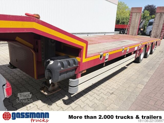 Zema profila puspiekabe  FSML 2 B1, Liftachse, Verbr. auf 3m, hydr. Rampen