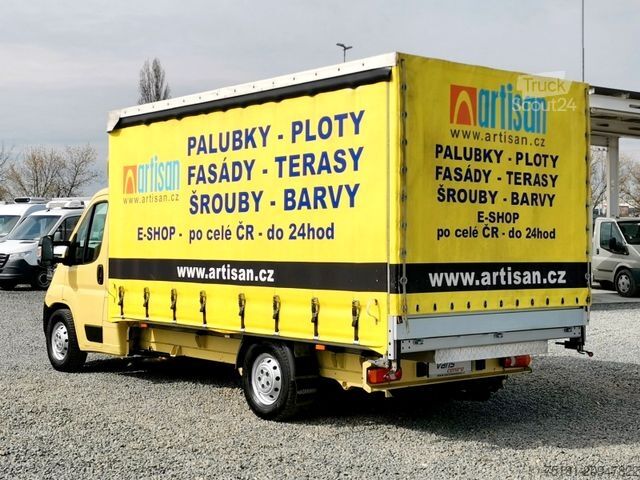 Perdeli panelvan CITROEN Jumper 2.0HDI/120kw PRITSCHE 8 PAL/LUFT/AHK 3T