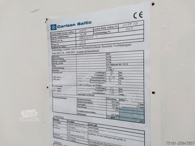 Hűtőfelépítményes furgon IVECO DAILY 35S11 EUTEKTISCHE KÜHLUNG/380V