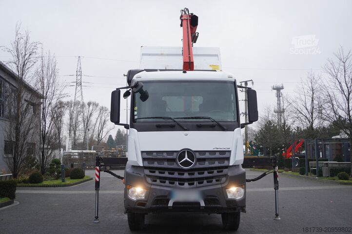 Divpusējs pašizgāzējs Mercedes-Benz Arocs 2636 6x4 / 2-way tipper / Fassi