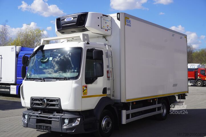 Refrižeratoru kravas automašīna Renault D12 / Lamberet refrigerated truck / lift