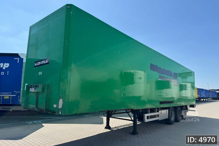 Kovček Van Eck PT-3 / BPW Drum / Roll up door