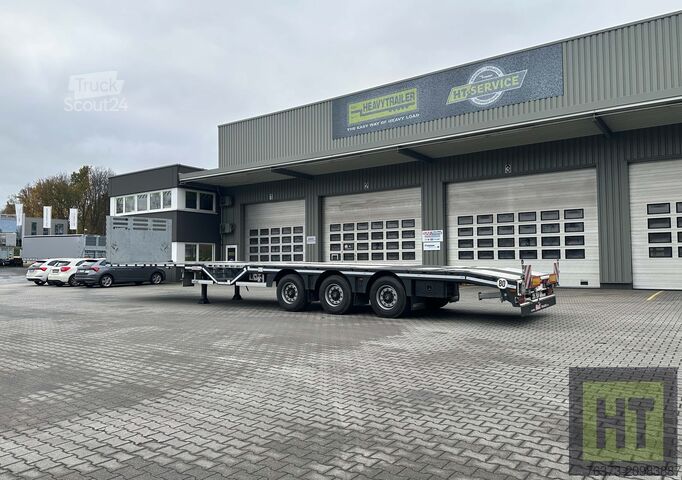 Oplegger met vlakke laadvloer Faymonville MAX Trailer 3-A-Mega-Tele-Plateau-Radmul