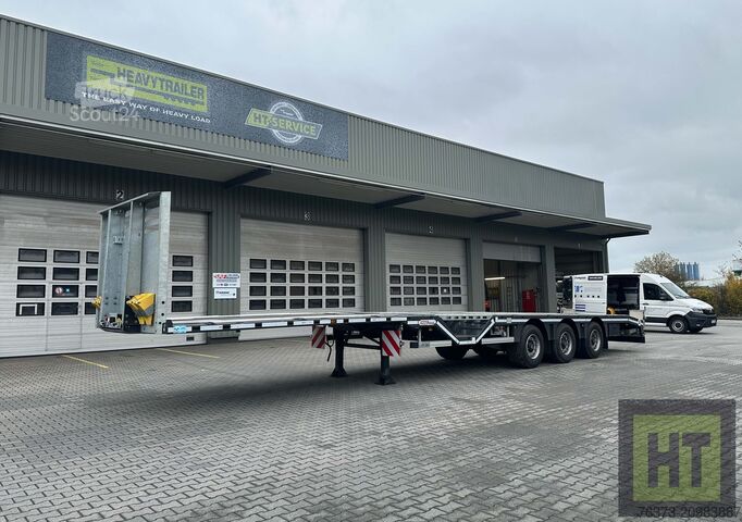 Oplegger met vlakke laadvloer Faymonville MAX Trailer 3-A-Mega-Tele-Plateau-Radmul
