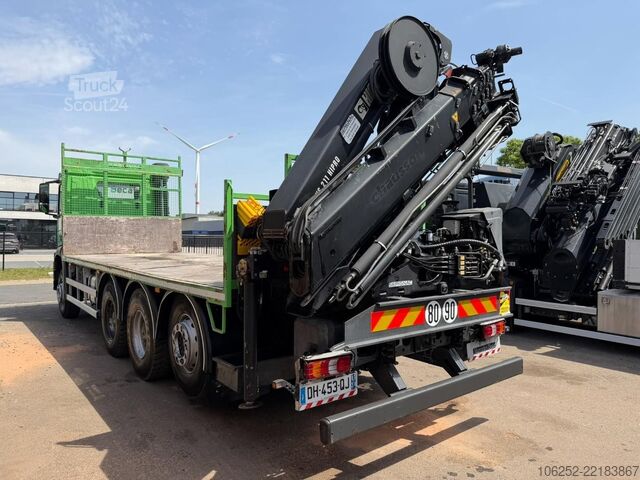 Iekraušanas platforma Mercedes-Benz AROCS 3240 8x4 TRIDEM PRITSCHE + KRAN HIAB 211 ...