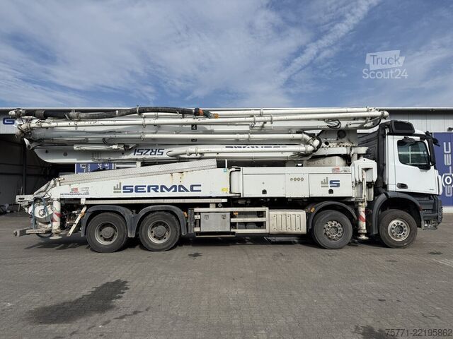 Čerpadlo betónu Mercedes-Benz AROC S4441 8x4 EURO6  POMPA DO BETONU SERMAC 5RZ51