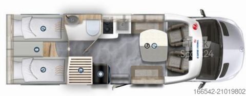 Halvintegrerad husbil Eura Mobil Profila T 726 EF Verfügbar ab 06/2026/GoldLevel-Paket/Solar-Paket/Markise