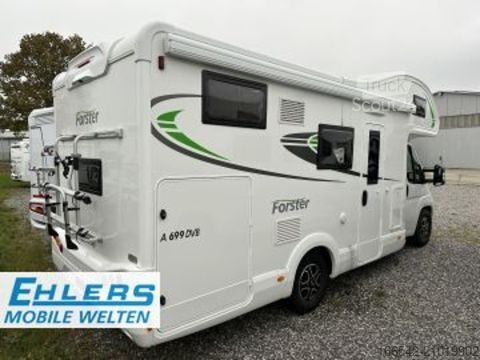 Alkoof camper Forster A 699 DVB 140PS/Autom/Markise/Radträger 4Räder/Alu