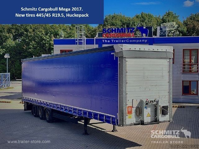 Odprta polprikolica s ponjavo Schmitz Cargobull Curtainsider Mega