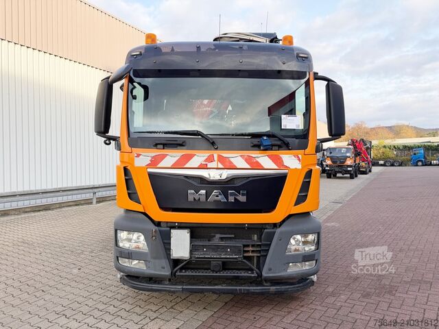 Camion benne à bras amovible MAN TGS 26.400 6x2-4 BL TGS 26.400 6x2-4 BL, Kran, Motorabtrieb, Lenk-/Liftachse, Epsilon Q180ZR95TR
