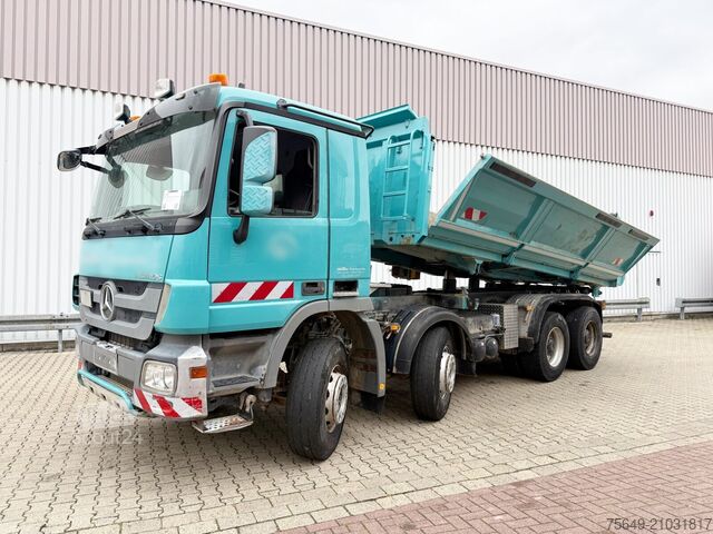 Camion-benne tricar Mercedes-Benz Actros 3241 K 8x4/4 Actros 3241 K 8x4/4, Bordmatik