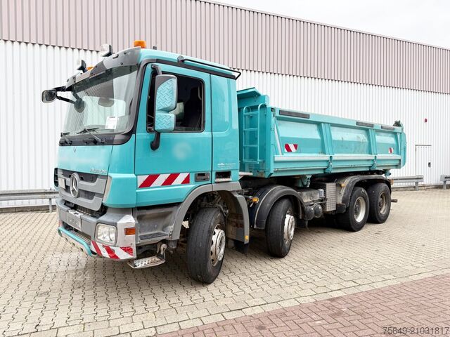 Camion-benne tricar Mercedes-Benz Actros 3241 K 8x4/4 Actros 3241 K 8x4/4, Bordmatik