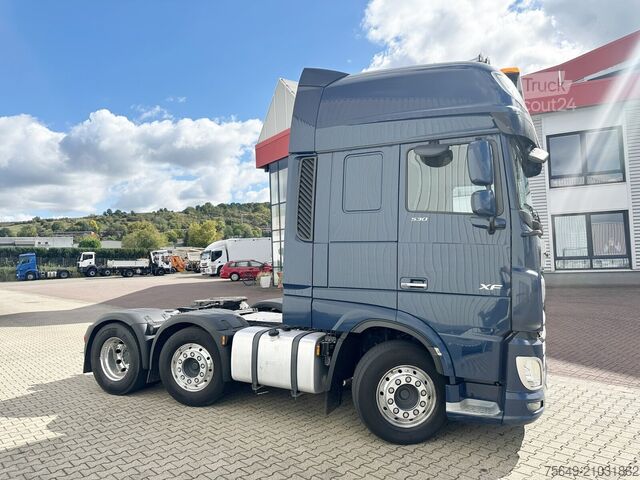 Camion à usage spécial DAF XF 530 FT 6x2 XF 530 FT 6x2, Intarder, Navi, Spacecab, Vorlauflenk/lift, zGG 68t