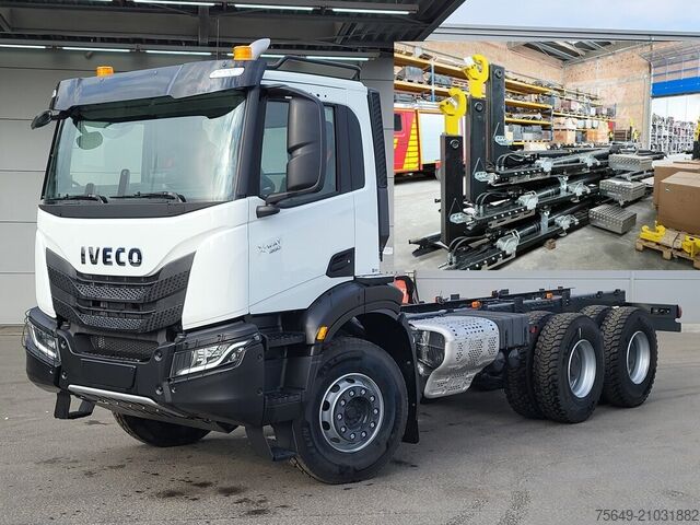 Camion benne à bras amovible Iveco-Magirus X-Way 460 6x4, Retarder X-Way 460 6x4, Retarder