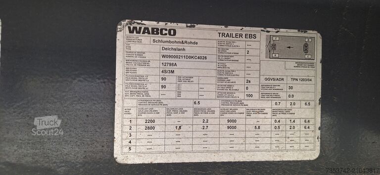 Koffer-aanhangwagen met laadklep KFB Schlumbohn Rhode KFB