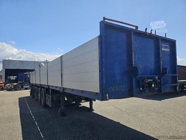 Flatbed PACTON t4-001 / 4 AXLE TRAILER /2 LIFT AXLES /2 STEERI...