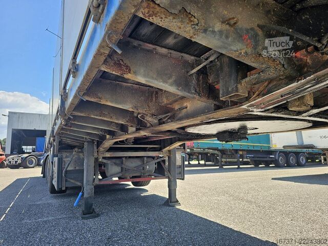 Flatbed PACTON t4-001 / 4 AXLE TRAILER /2 LIFT AXLES /2 STEERI...