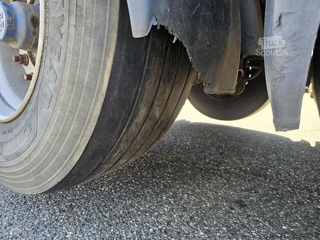 Flatbed PACTON t4-001 / 4 AXLE TRAILER /2 LIFT AXLES /2 STEERI...