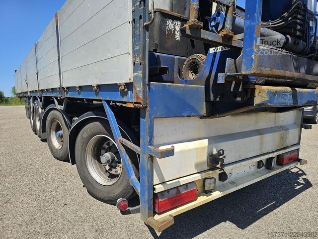 Ploščata postelja PACTON t4-001 / 4 AXLE TRAILER /2 LIFT AXLES /2 STEERI...