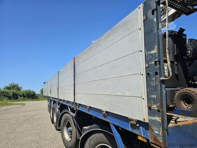 Ploščata postelja PACTON t4-001 / 4 AXLE TRAILER /2 LIFT AXLES /2 STEERI...