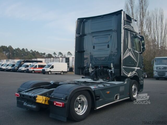 Standaard trekker Mercedes-Benz Actros 1851 LS Giga Retarder Standklima