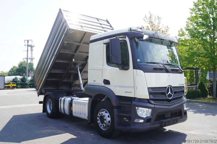 Üç yönlü damperli kamyon Mercedes-Benz Actros 1840 / New 3-side tipper 10 EPAL