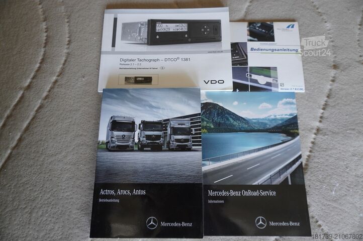 Üç yönlü damperli kamyon Mercedes-Benz Actros 1840 / New 3-side tipper 10 EPAL