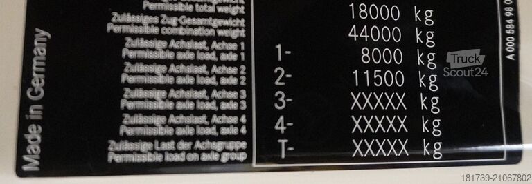 Üç yönlü damperli kamyon Mercedes-Benz Actros 1840 / New 3-side tipper 10 EPAL