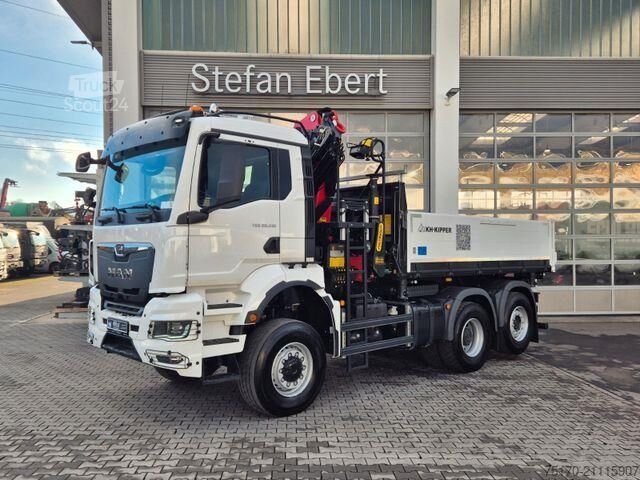 Tipper MAN TGS 28.510 6x4-4 BL Palfinger PK24.001 Funk AHK