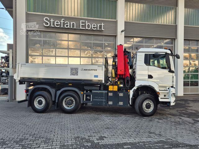 Tipper MAN TGS 28.510 6x4-4 BL Palfinger PK24.001 Funk AHK